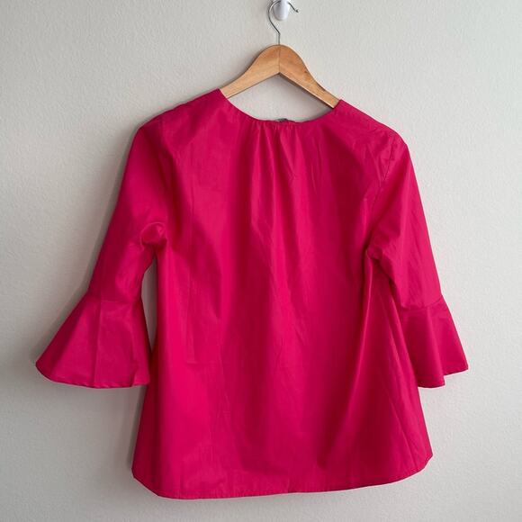 Pomander Place Pink Poplin Addie Blouse - Picture 7 of 9